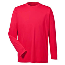 UltraClub Men's Red Cool & Dry Performance Long-Sleeve Top