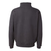 J. America Men's Charcoal Heather Heavyweight Quarter-Zip Fleece Sweatshirt