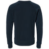 J. America Men's Navy Ripple Fleece Raglan Crewneck Sweatshirt