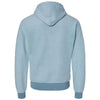 J. America Men's Chambray Heather Flip Side Fleece Hooded Pullover