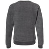 J. America Women's Charcoal Heather Flip Side Fleece Crewneck Pullover