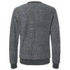 J. America Men's Charcoal Speck Aspen Fleece Crewneck Sweatshirt