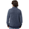 J. America Men's Navy Speak Aspen Fleece Quarter Zip