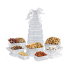 Gourmet Expressions Silver Diamond Pattern Sunsational Deluxe Shimmering Sweets and Snacks Gourmet Tower