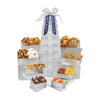 Gourmet Expressions Silver Diamond Pattern Sunsational Ultimate Shimmering Sweets and Snacks Gourmet Tower