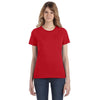 Anvil Women's Heather Red Lightweight T-Shirt