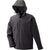 North End Men's Fossil Grey Prospect Two-Layer Fleece Bonded Soft Shell Hooded Jacket