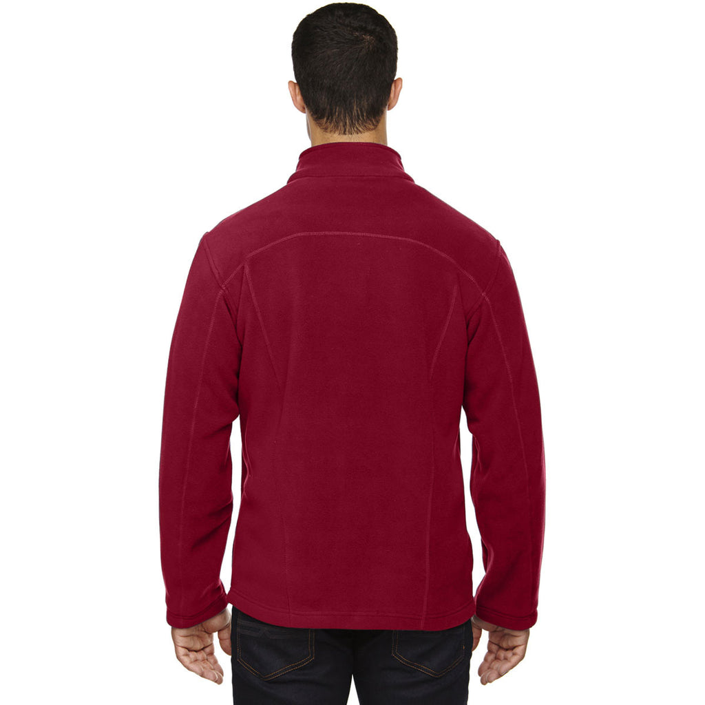 North End Men's Classic Red Voyage Fleece Jacket