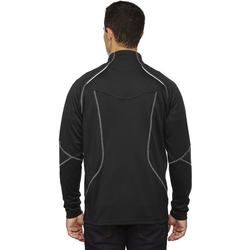 North End Men's Black Gravity Performance Fleece Jacket