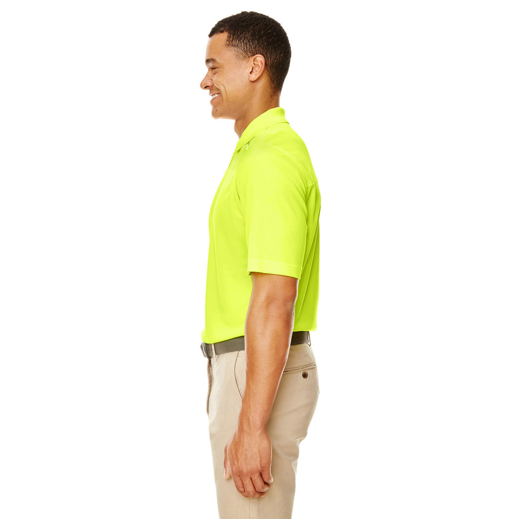 Core 365 Men's Safety Yellow Radiant Performance Pique Polo