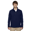 Core 365 Men's Classic Navy Tall Cruise Two-Layer Fleece Bonded Soft Shell Jacket