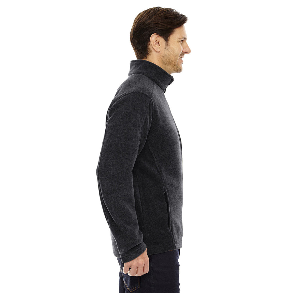 Core 365 Men's Heather Charcoal Journey Fleece Jacket