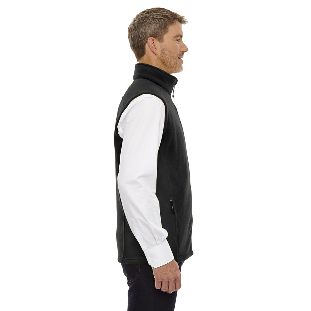 Core 365 Men's Black Tall Journey Fleece Vest