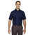 Core 365 Men's Classic Navy Tall Optimum Short-Sleeve Twill Shirt