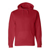 J. America Men's Red Premium Hooded Sweatshirt