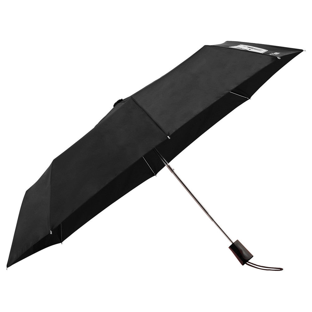 Totes Black 42" 3 Section Auto Open Umbrella
