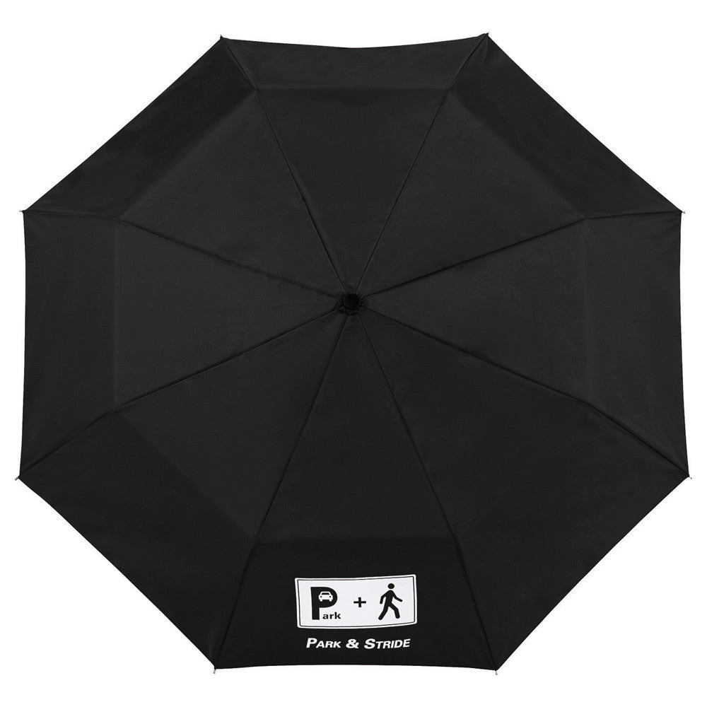 Totes Black 42" 3 Section Auto Open Umbrella