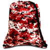 Liberty Bags Digial Camo Red Boston Drawstring Backpack