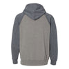 J. America Men's Smoke Heather/Vintage Navy Heather Vintage Heather Hooded Sweatshirt