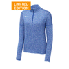 Nike Women's Royal Heather Dry Element 1/2-Zip Cover-Up