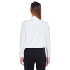 UltraClub Women's White Classic Wrinkle-Resistant Long-Sleeve Oxford