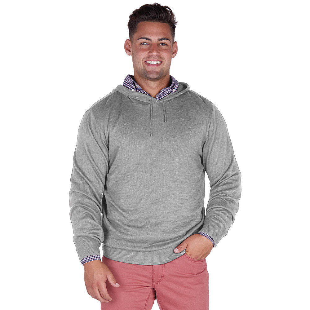 Charles River Men's Heather Grey Mystic Sweater Hoodie