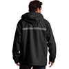 Charles River Men's Black/Grey New Englander Rain Jacket