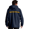 Charles River Men's True Navy/Yellow New Englander Rain Jacket