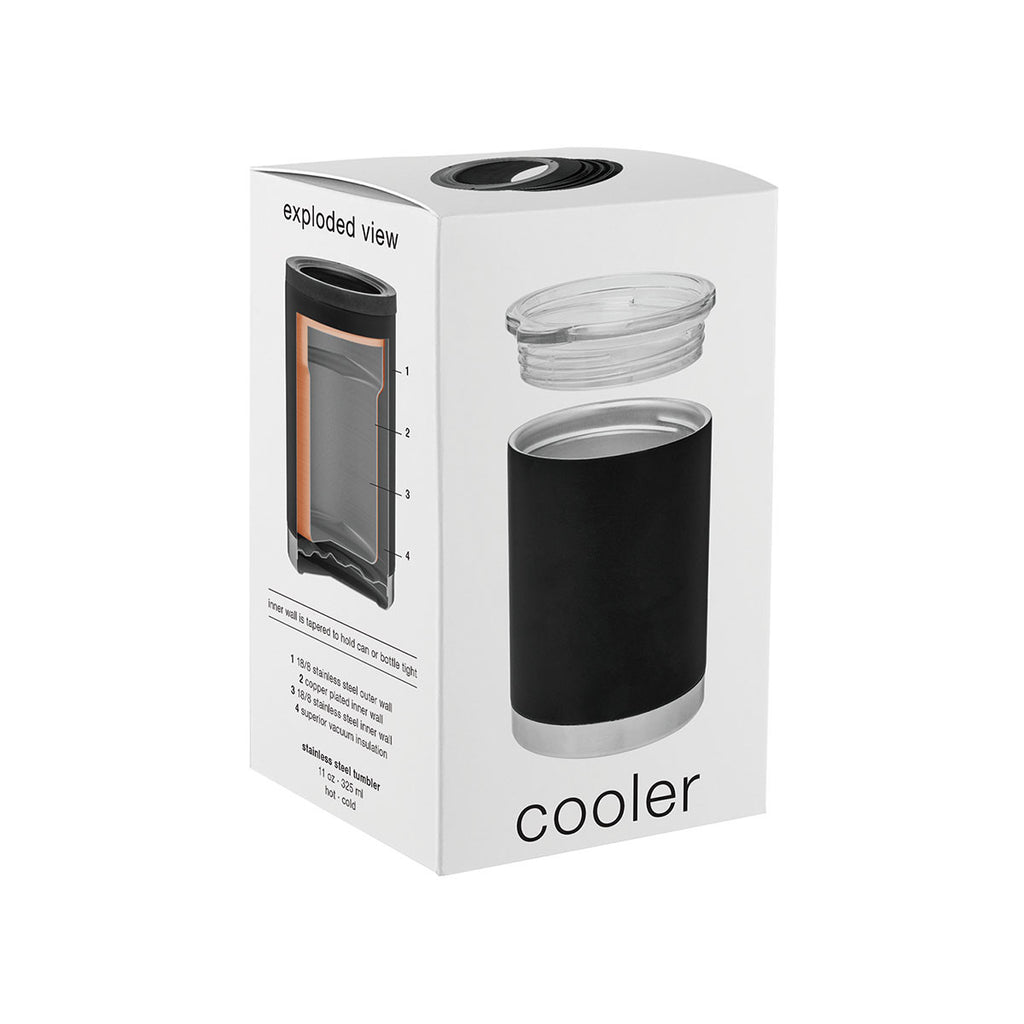 ETS Matte Black Cooler Stainless Steel Tumbler 11oz