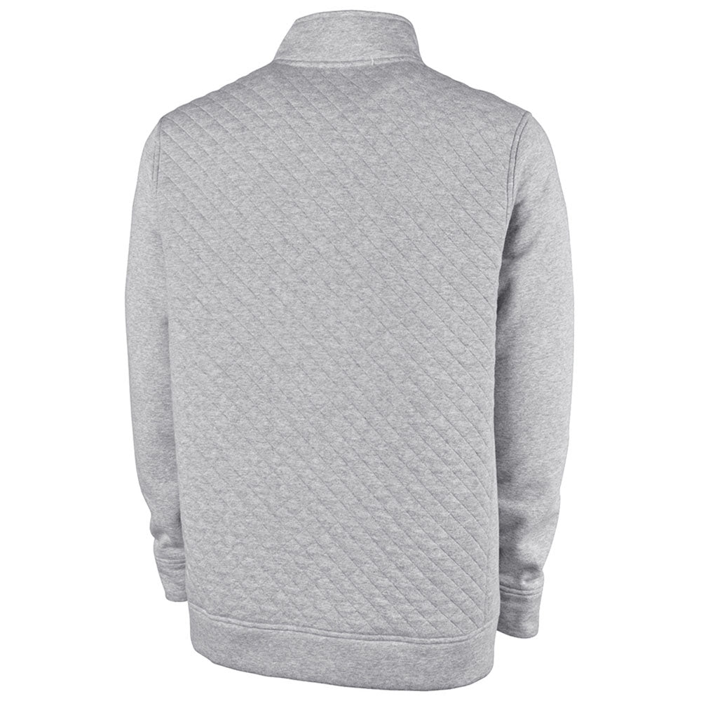 Charles River Men's Heather Grey Franconia Quilted Pullover