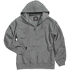 Charles River Men's Oxford Grey Tradesman Thermal Full Zip Sweatshirt