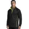 Charles River Men's Black/Lime Fusion Pullover