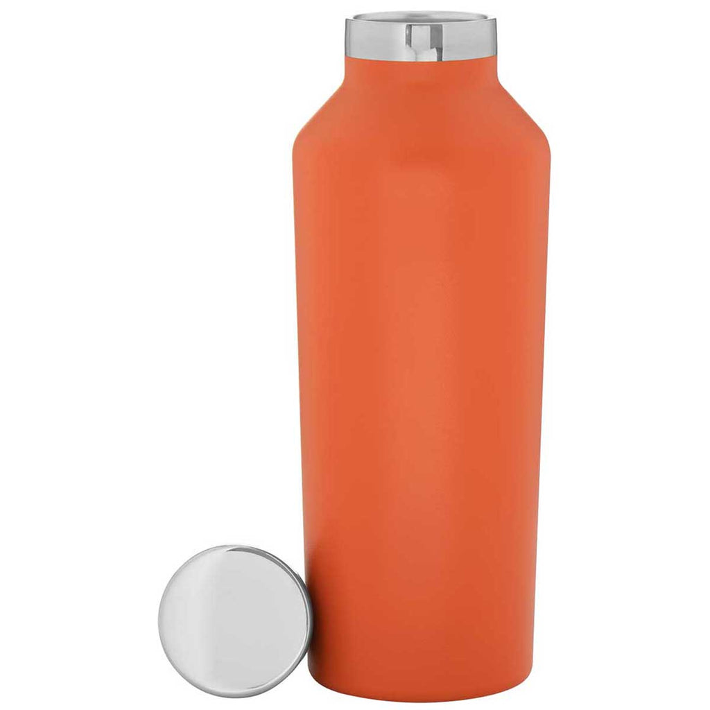 H2Go Matte Orange 16.9 oz Manhattan Stainless Steel Bottle