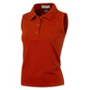 BAW Women's Orange Sleeveless Polo