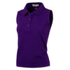 BAW Women's Purple Sleeveless Polo