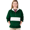 Charles River Unisex Forest/White Classic Charles River Striped Pullover