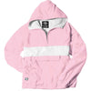Charles River Unisex Pink/White Classic Charles River Striped Pullover