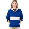 Charles River Unisex Royal/White Classic Charles River Striped Pullover