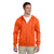 Jerzees Men's Safety Orange 8 Oz. Nublend Fleece Full-Zip Hood