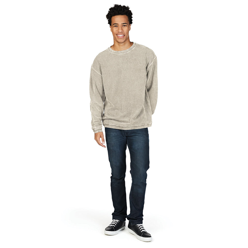 Charles River Men's Oat Camden Crew Neck Sweatshirt