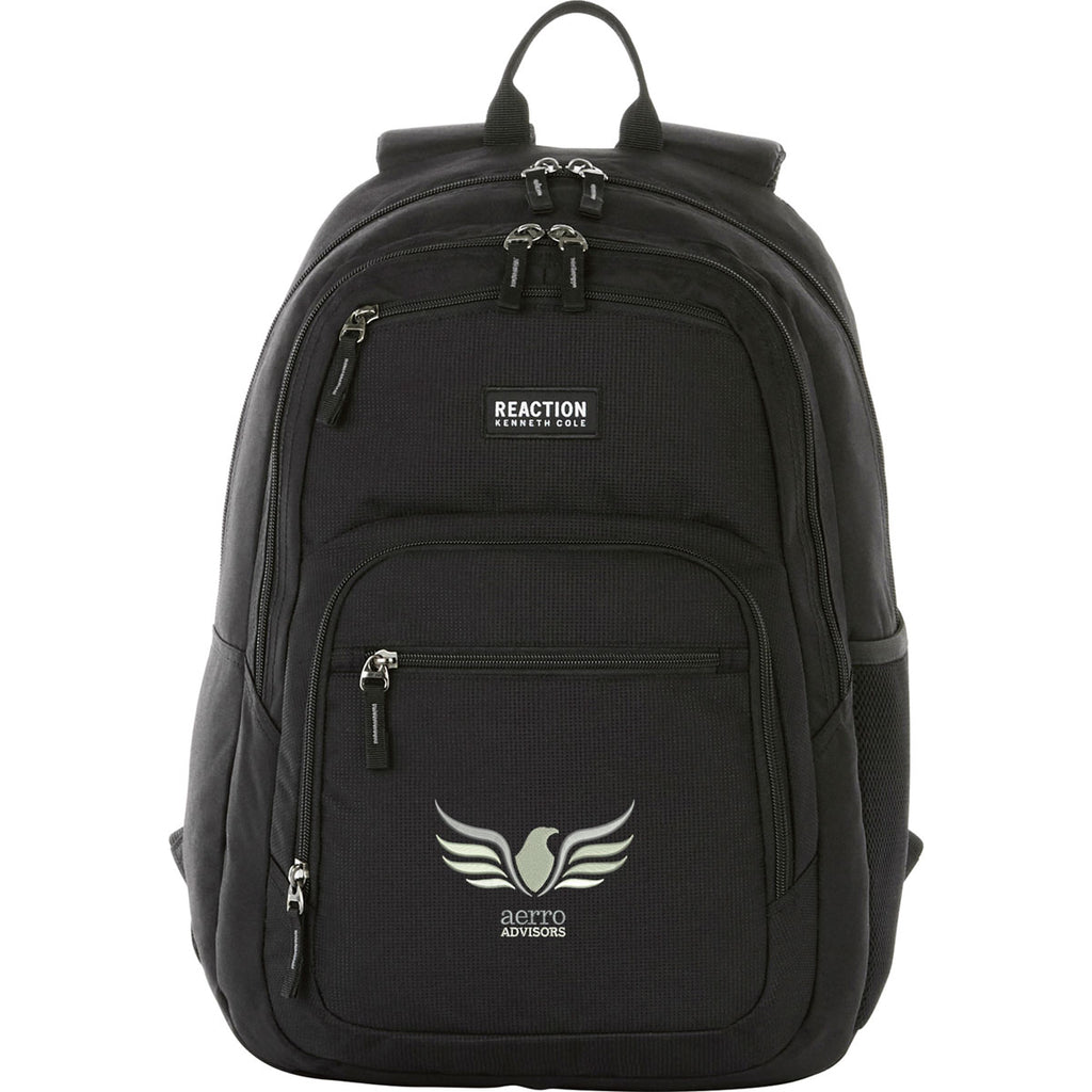 Kenneth Cole Black 15" Signature Computer Backpack
