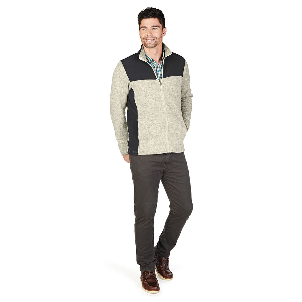 Charles River Men's Oatmeal Heather Concord Jacket