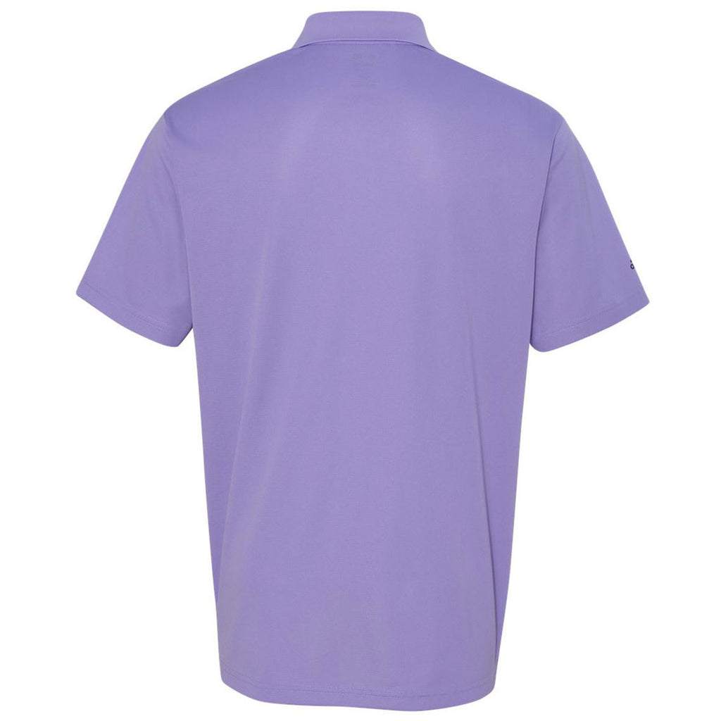 adidas Golf Men's Light Flash Purple/Black Climalite Basic Sport Shirt