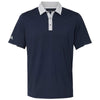 adidas Golf Men's Navy/Stone/White Climacool Performance Colorblock Sport Shirt