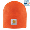 Carhartt Men's Brite Orange Acrylic Knit Hat
