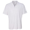 adidas Golf Men's White Gradient 3-Stripes Sport Shirt