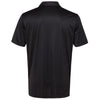 adidas Men's Black/White 3 Stripe Chest Polo