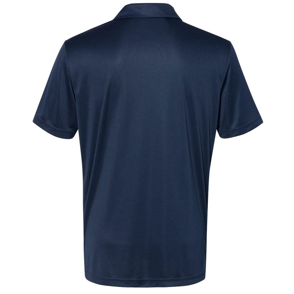 adidas Men's Collegiate Navy/White 3 Stripe Chest Polo