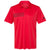 adidas Men's Collegiate Red/Black 3 Stripe Chest Polo
