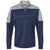 adidas Men's Collegiate Navy/Grey Three Melange Lightweight Quarter Zip Pullover